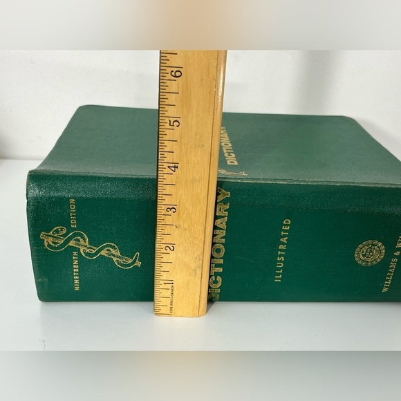 STEDMAN'S MEDICAL DICTIONARY 1957 Williams & Wilkins 19th Revised Edition Good - Picture 5 of 10